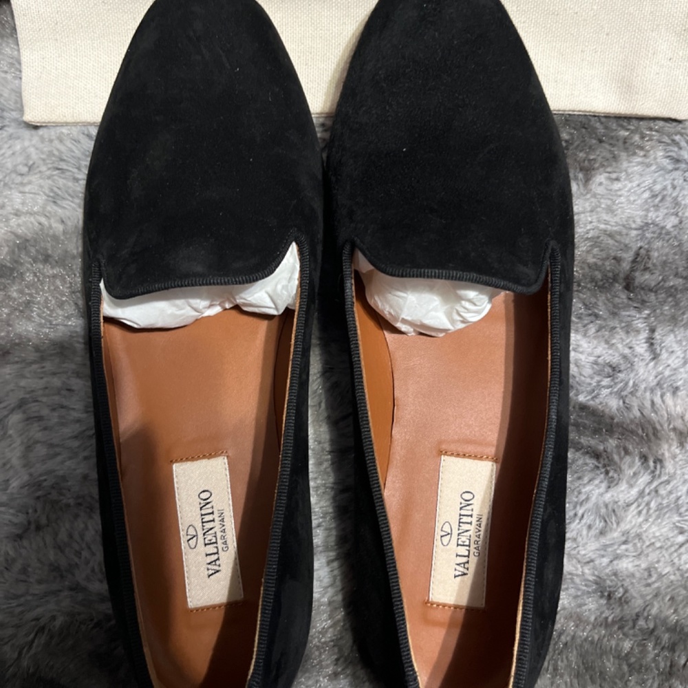 Black Valentino loafer slippers - Picture 2 of 6